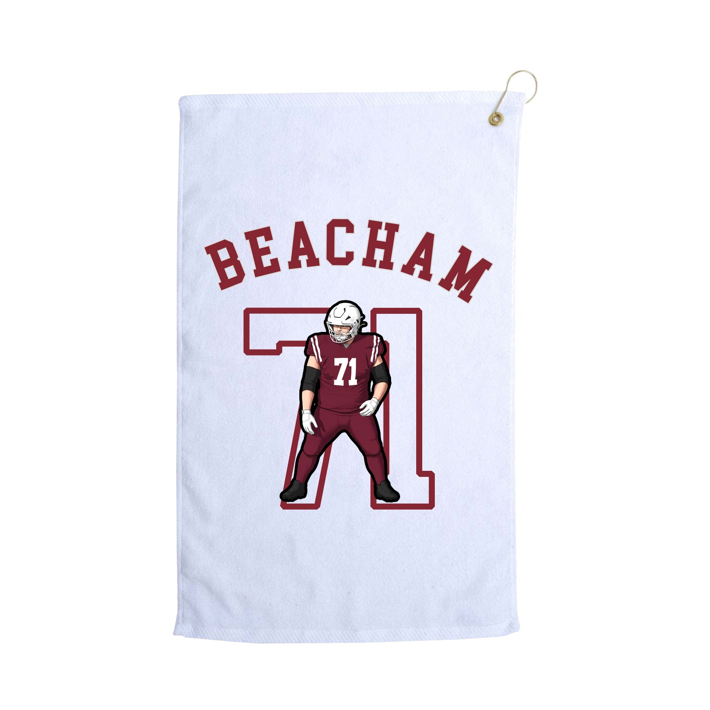 Golf Towel — Shirsey Arch in White