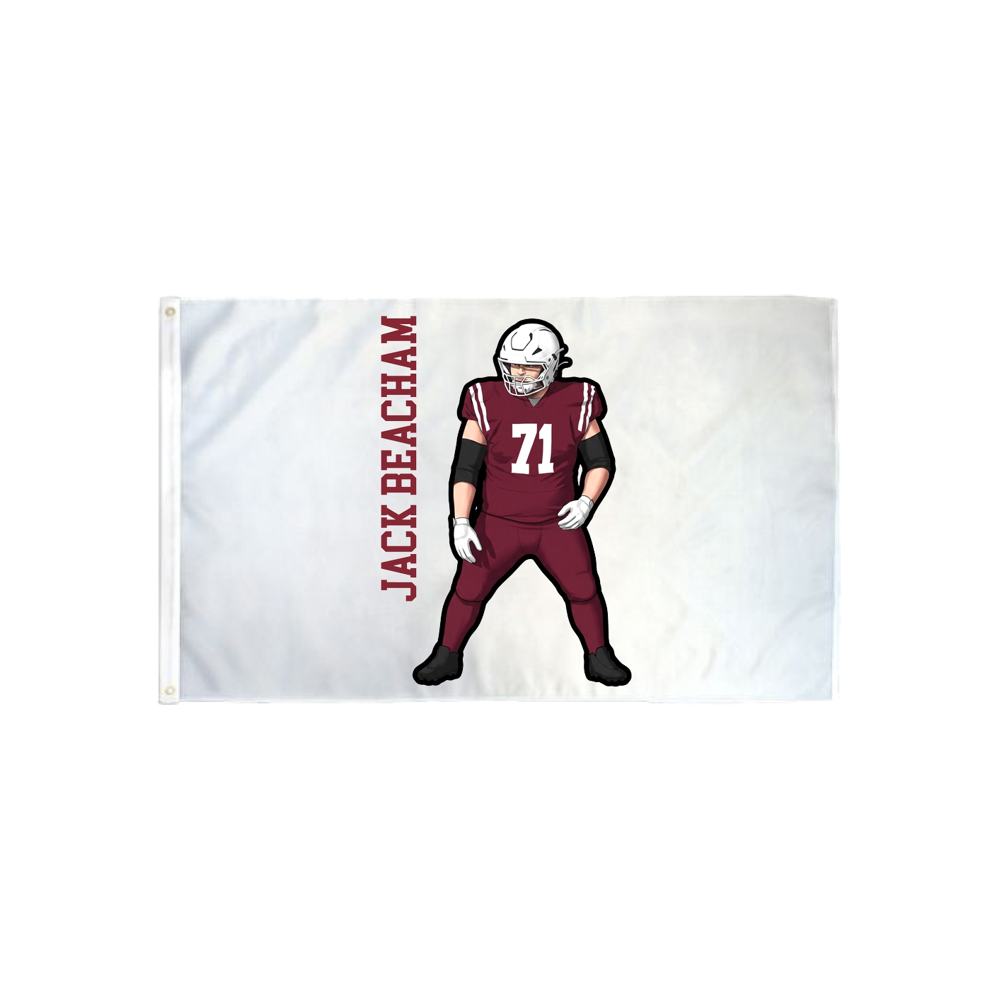 3x5 Flag — Name Vertical in Classic