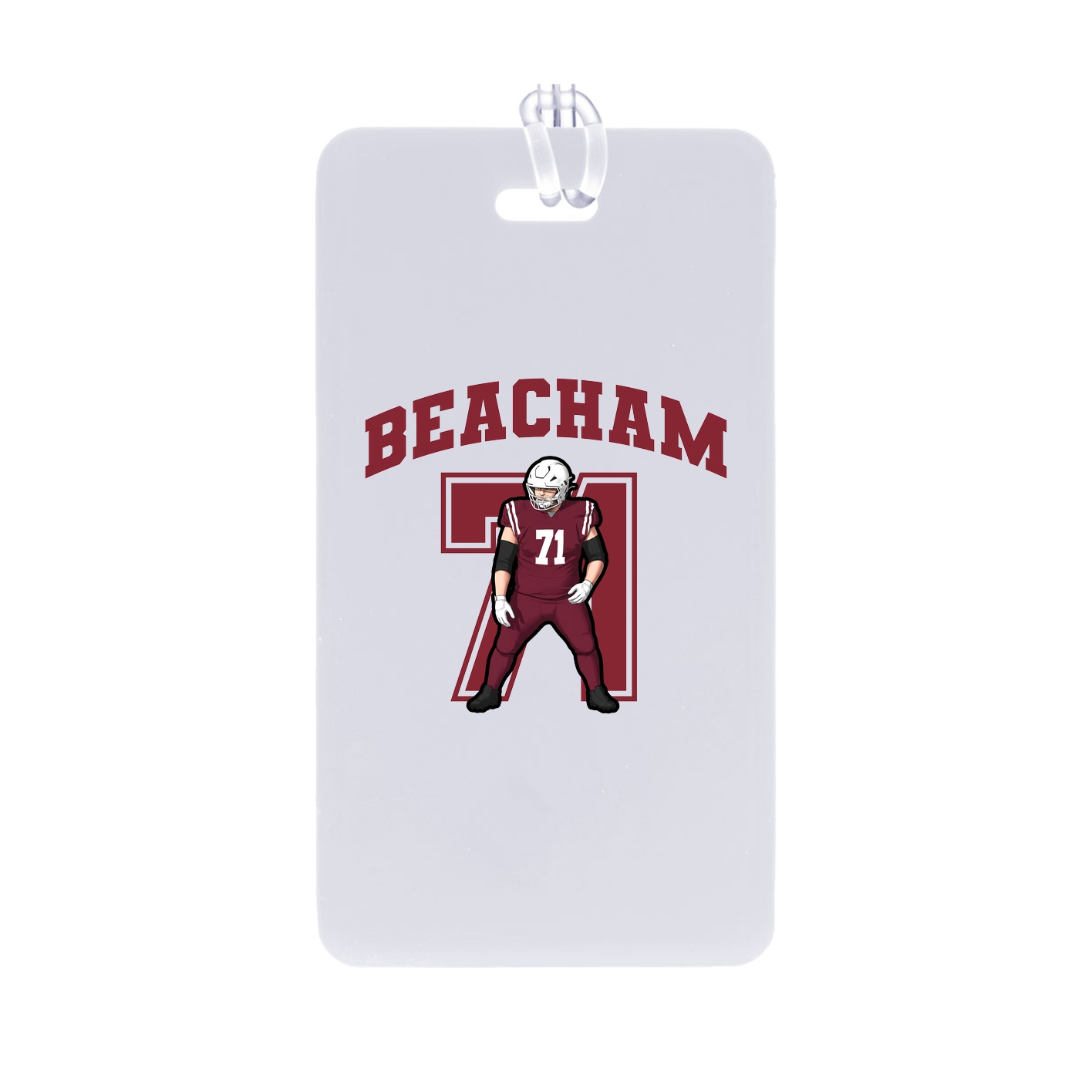 Bag Tag — Number in Classic