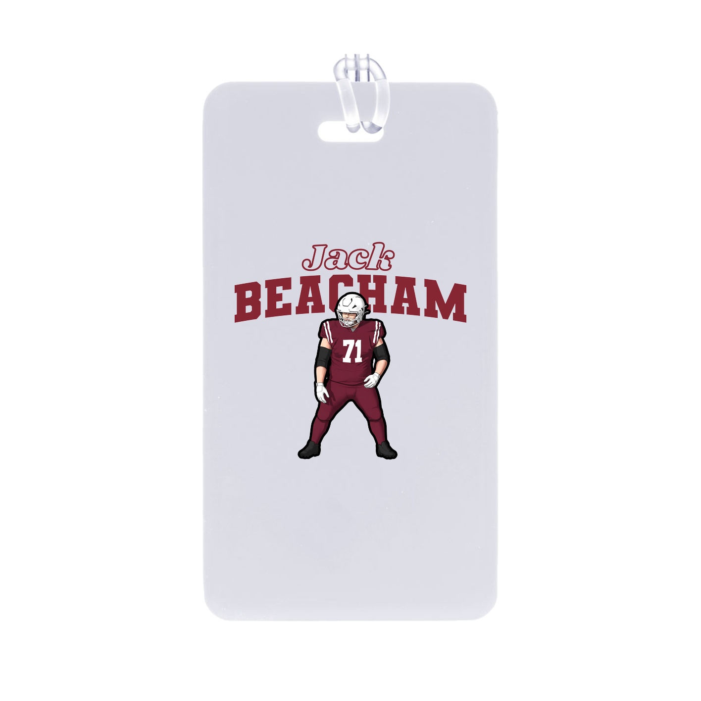 Bag Tag — Name Arch in Classic