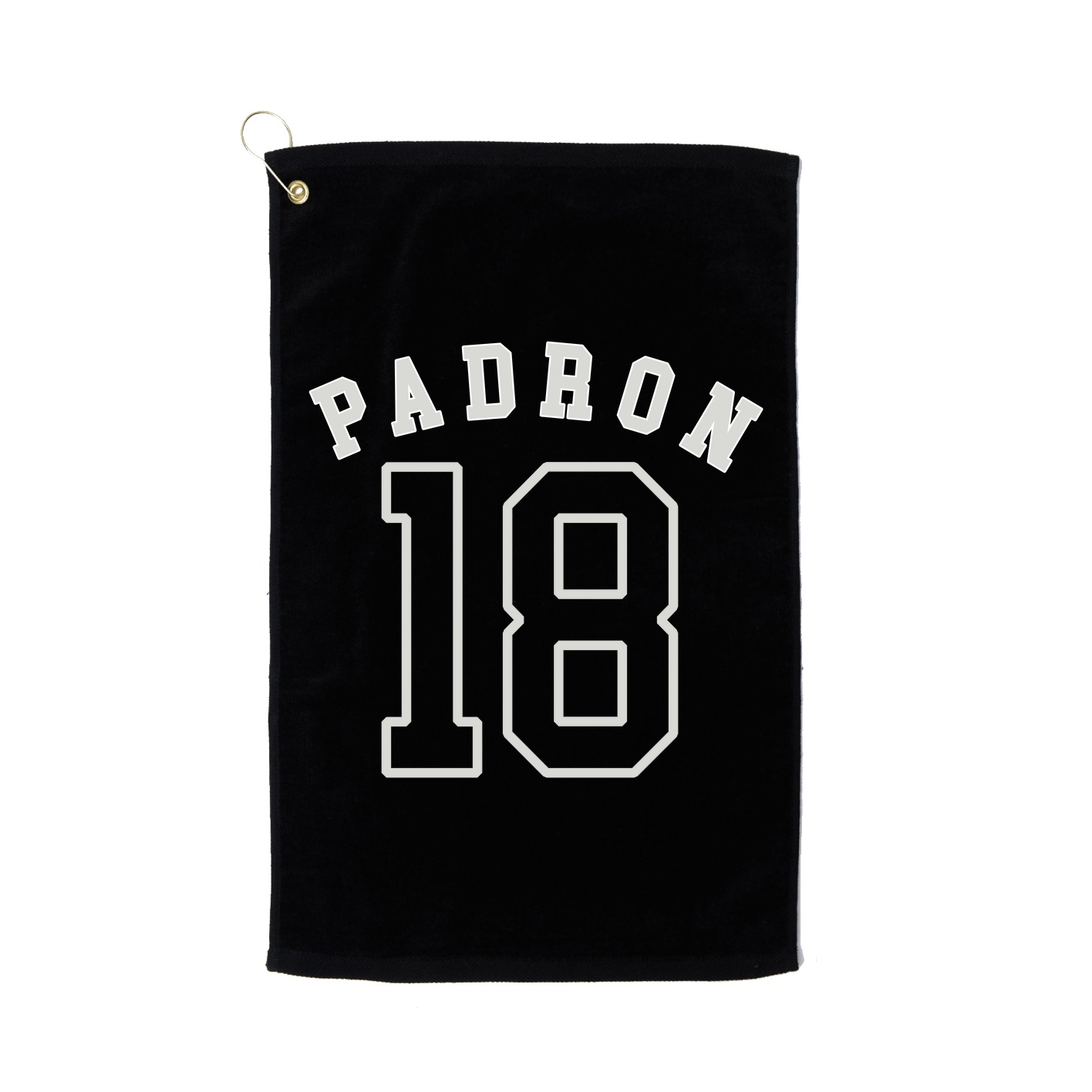 Golf Towel — Shirsey Arch in Black