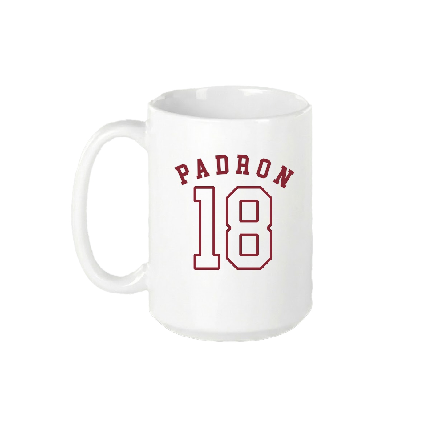 15oz Coffee Mug — Shirsey Arch in White