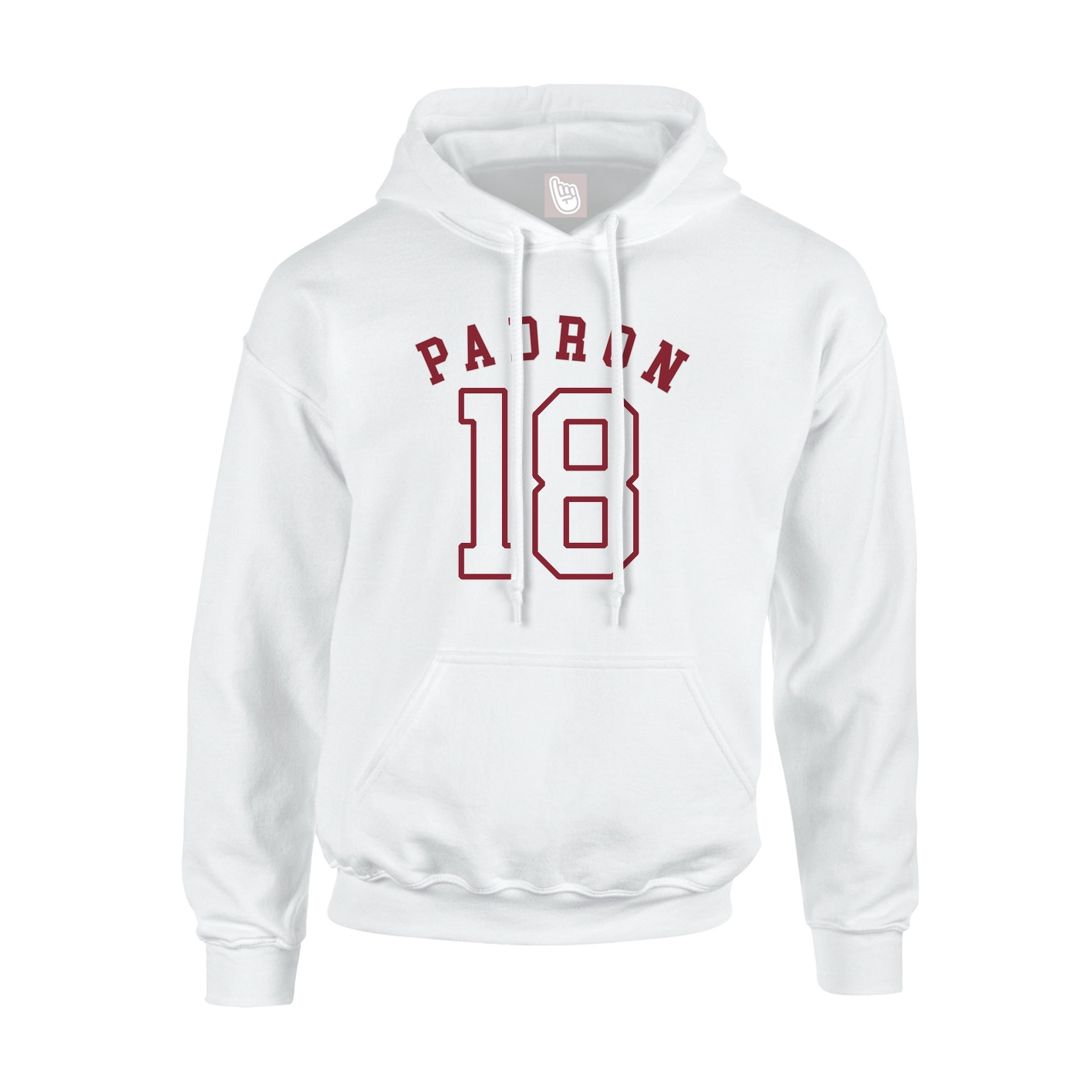 Youth Hoodie — Shirsey Arch in White