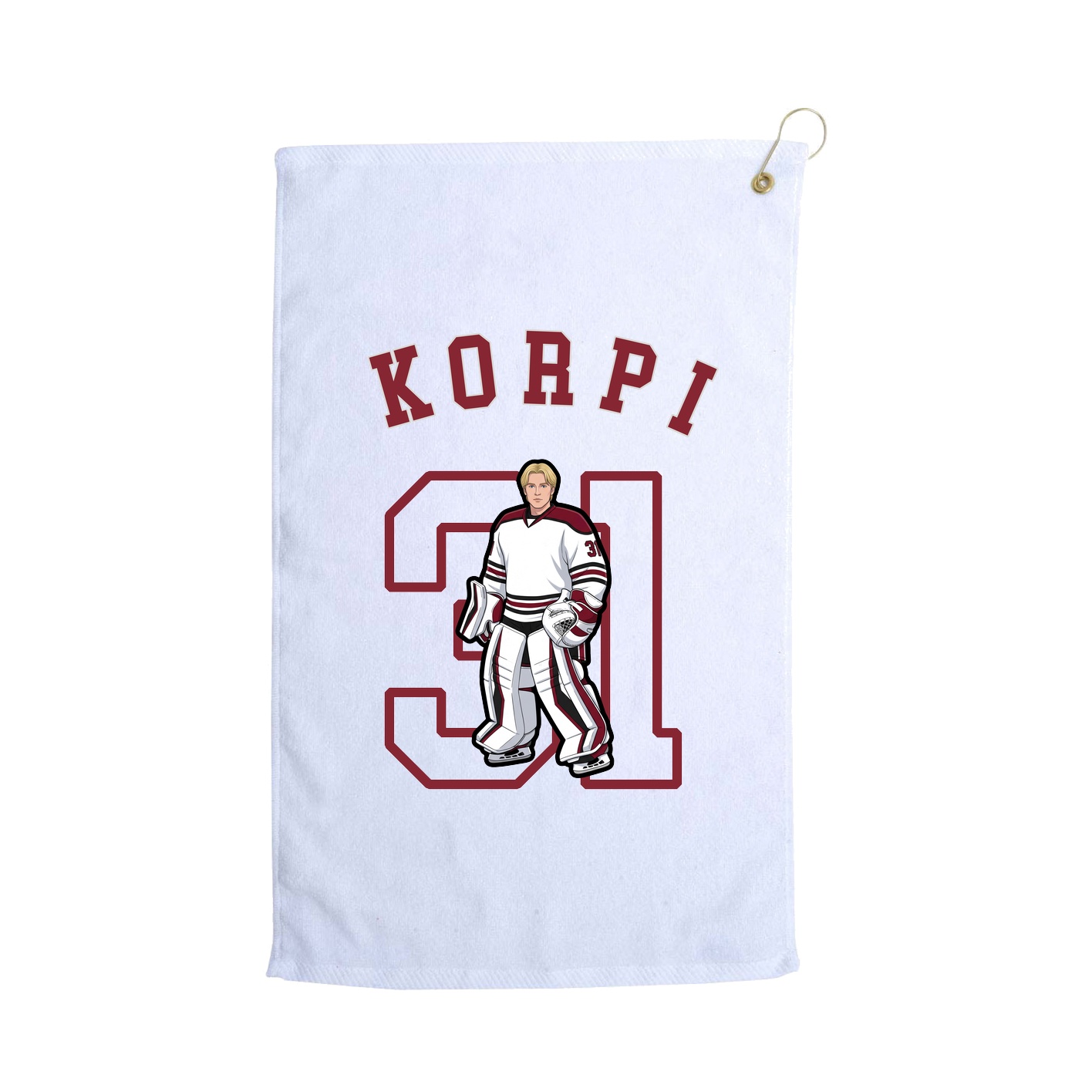 Golf Towel — Shirsey Arch in White