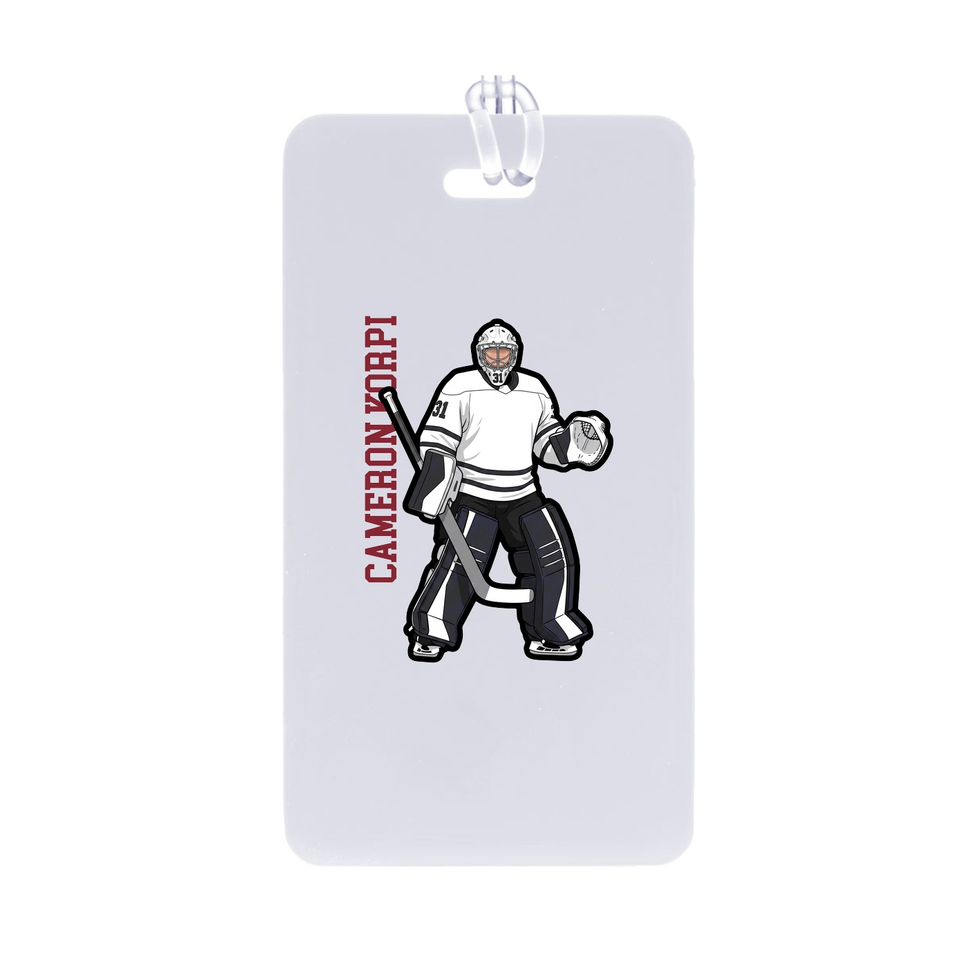 Bag Tag — Name Vertical in Classic