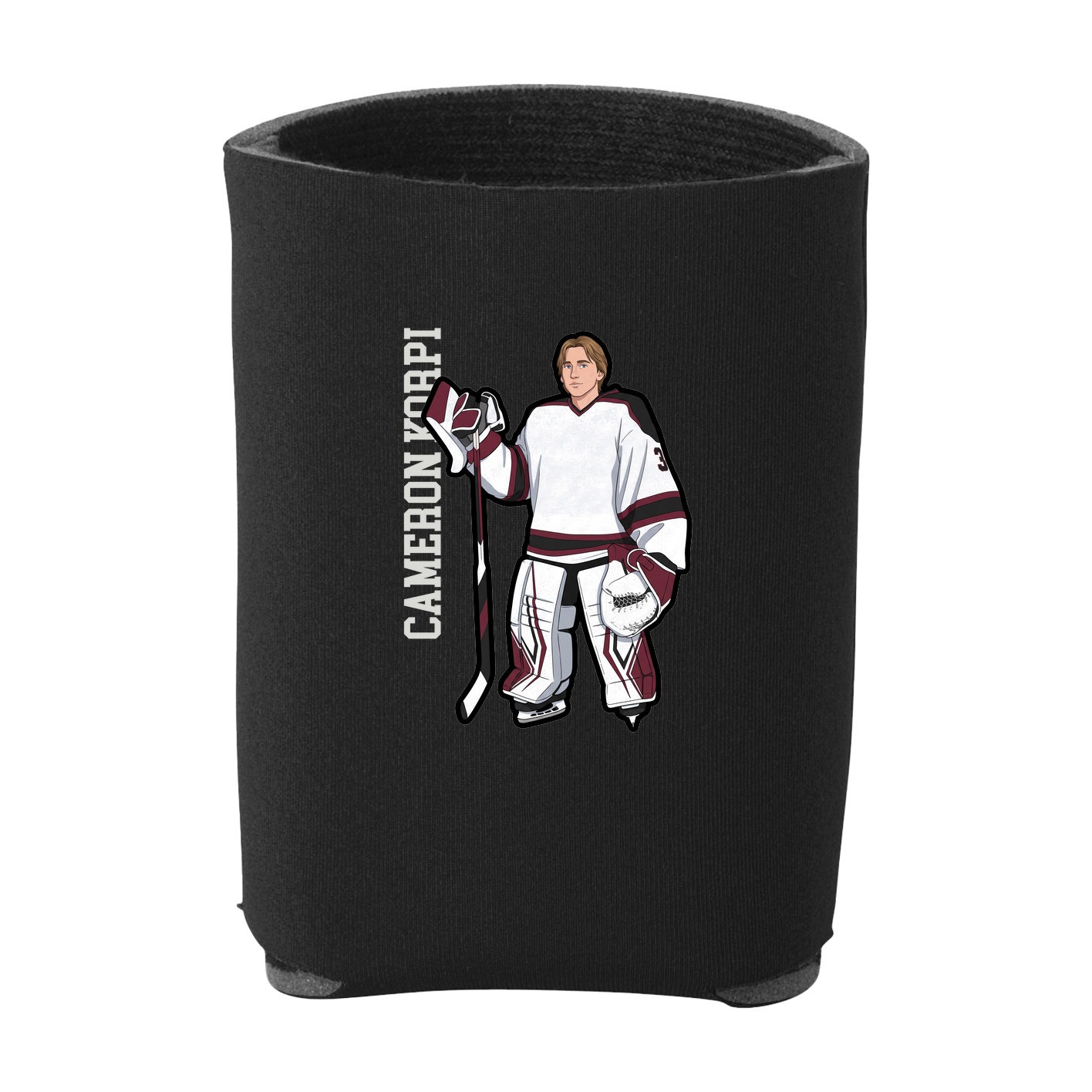 Can Holder — Name Vertical in Black