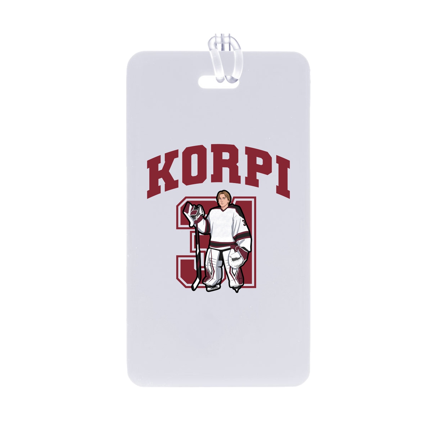 Bag Tag — Number in Classic