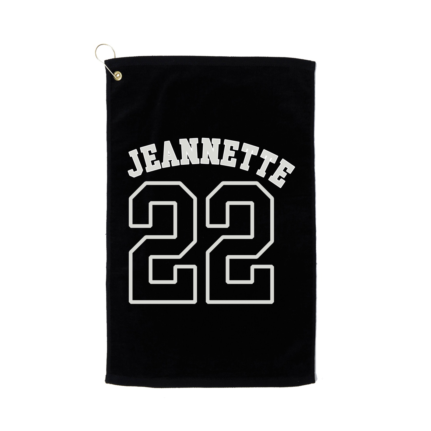 Golf Towel — Shirsey Arch in Black