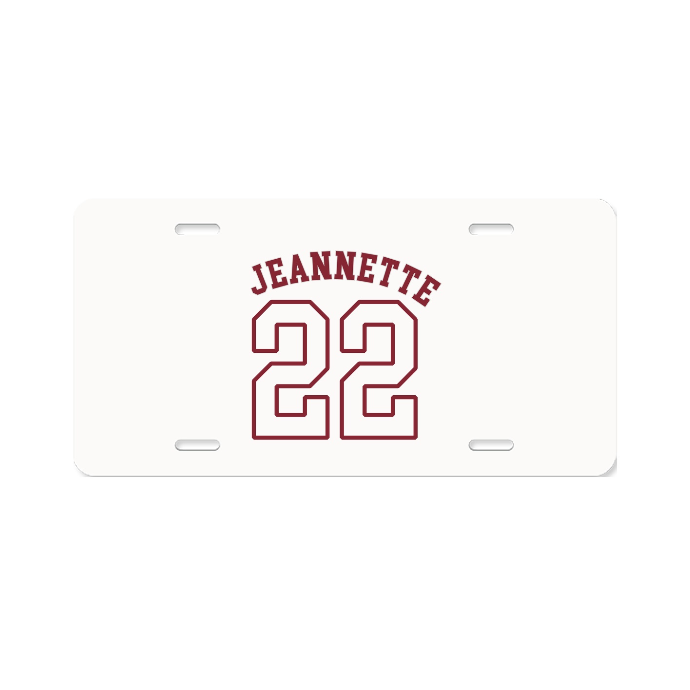 License Plate — Shirsey Arch in Classic