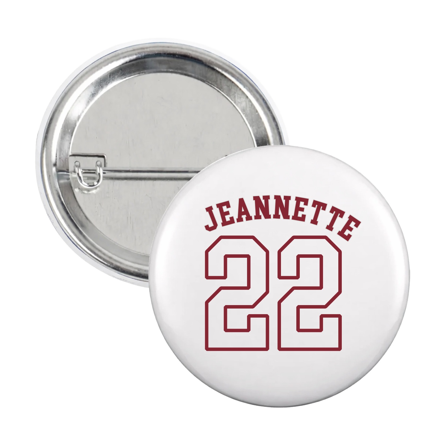 Game Day Button — Shirsey Arch in White