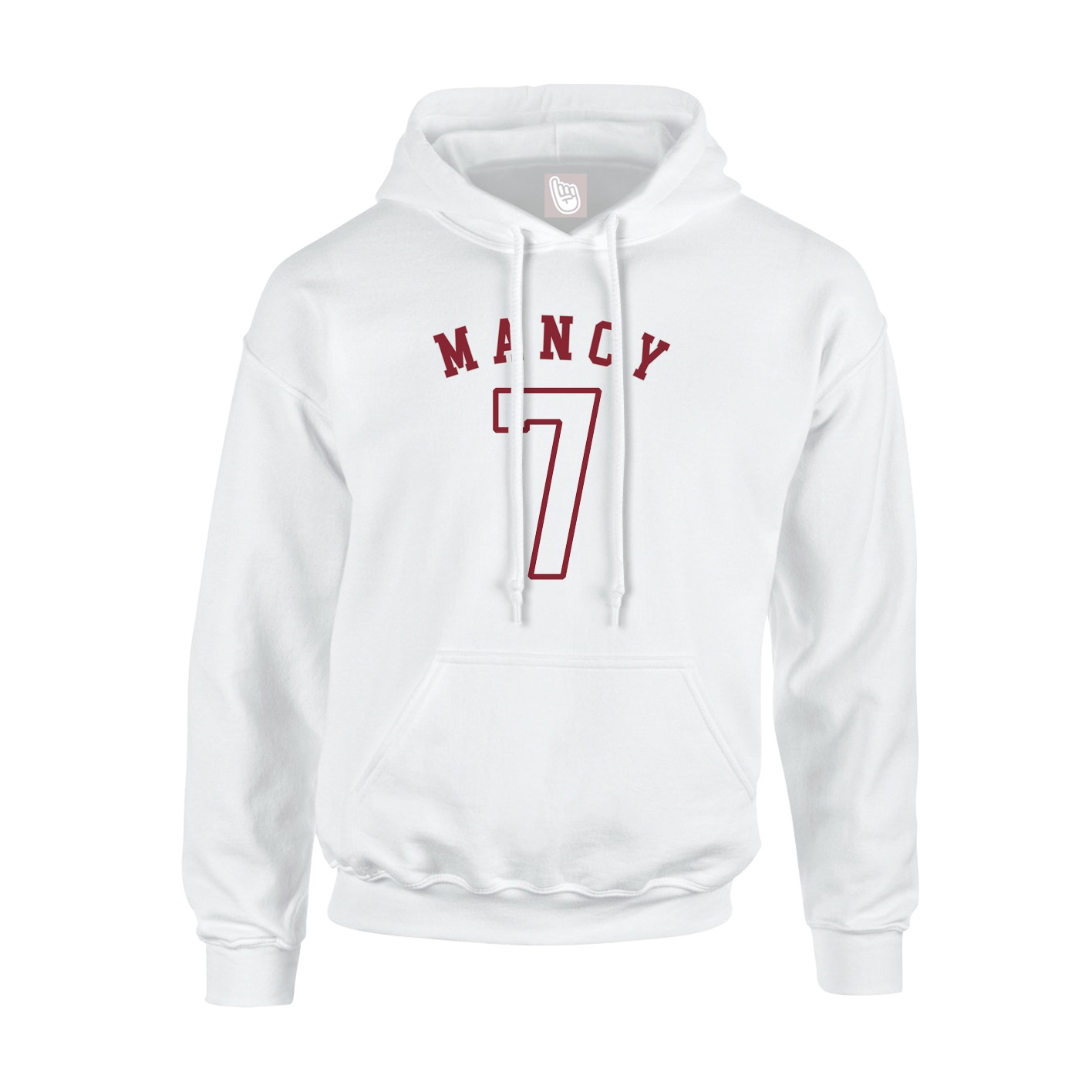 Youth Hoodie — Shirsey Arch in White