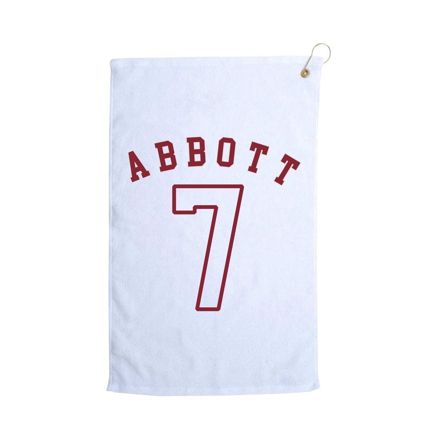 Golf Towel — Shirsey Arch in White