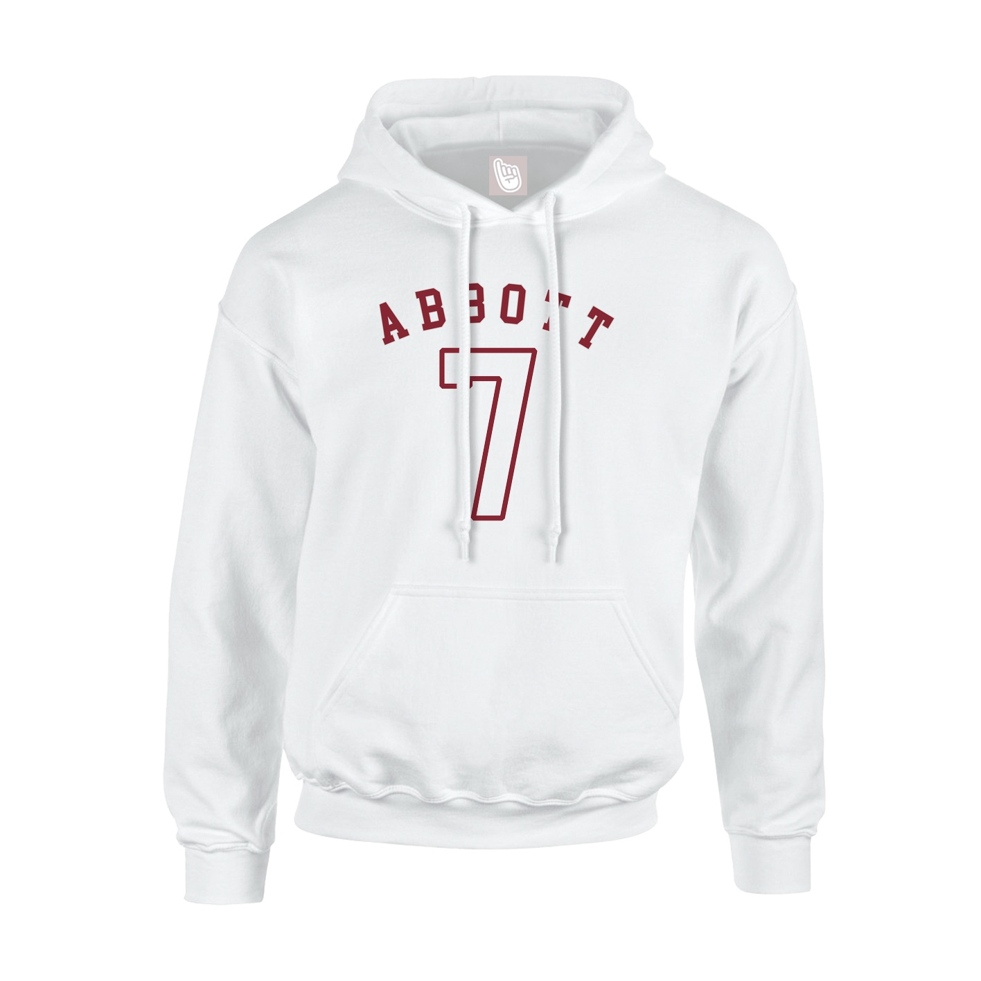 Youth Hoodie — Shirsey Arch in White