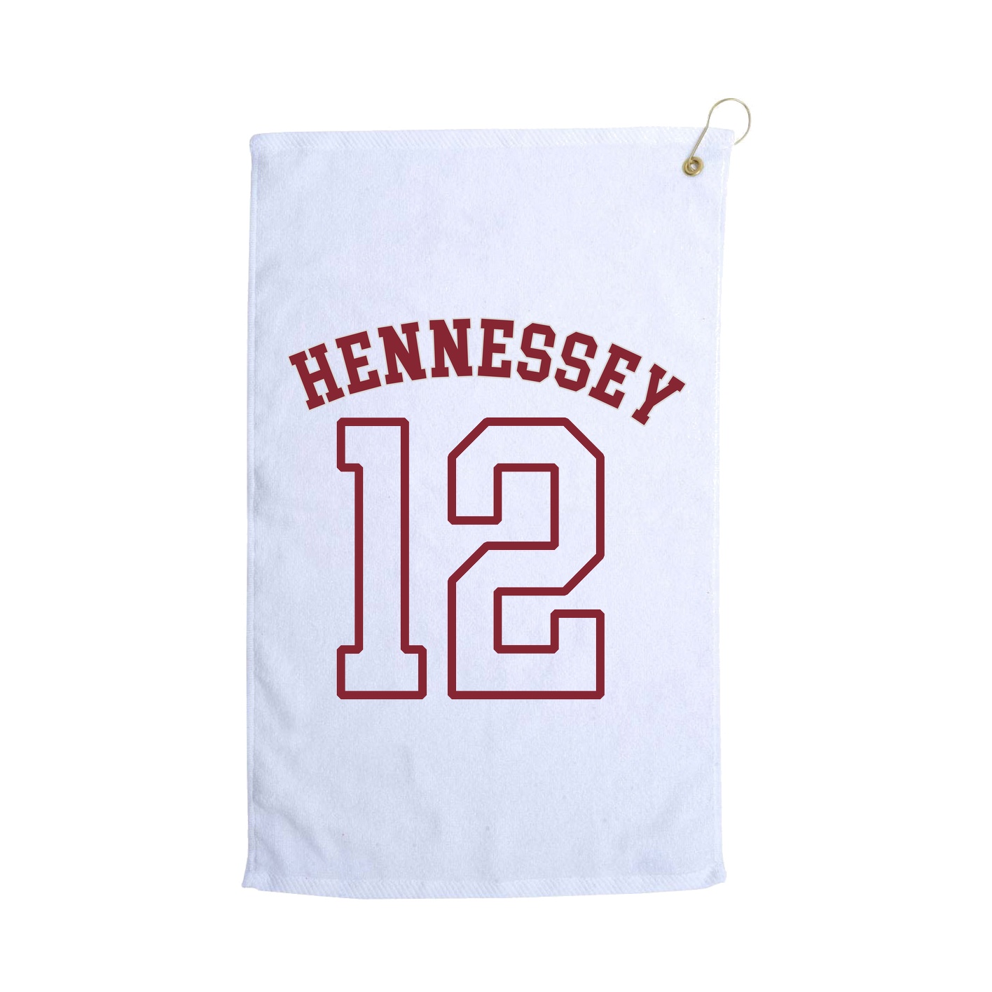 Golf Towel — Shirsey Arch in White