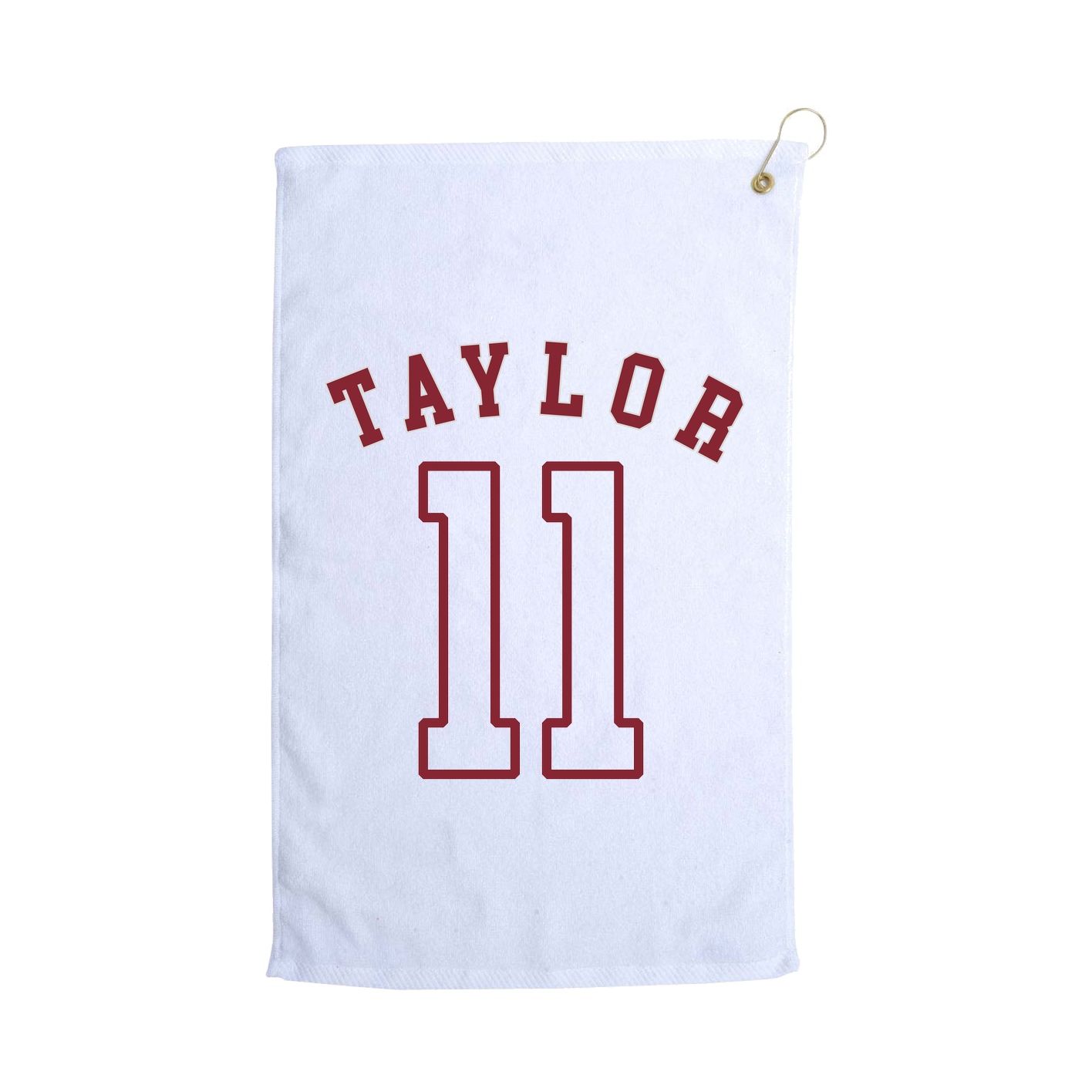 Golf Towel — Shirsey Arch in White