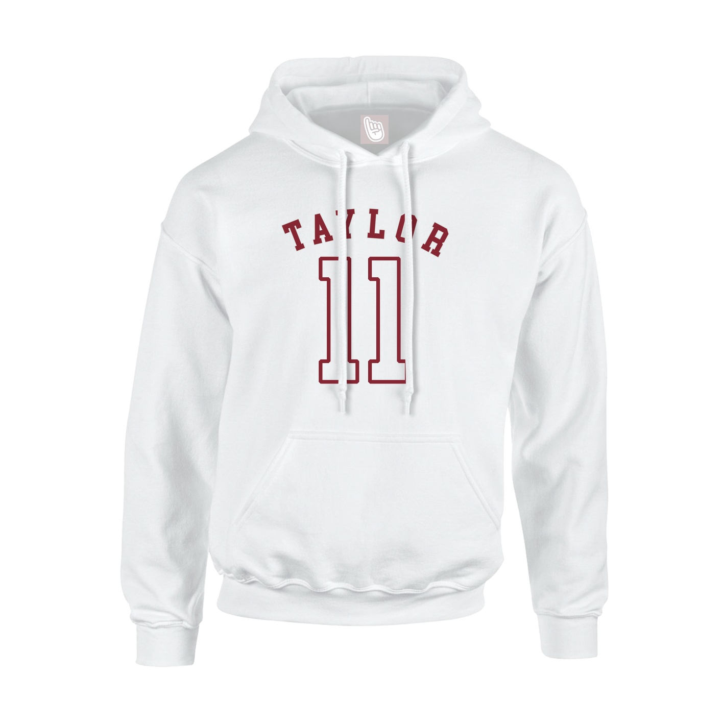 Youth Hoodie — Shirsey Arch in White