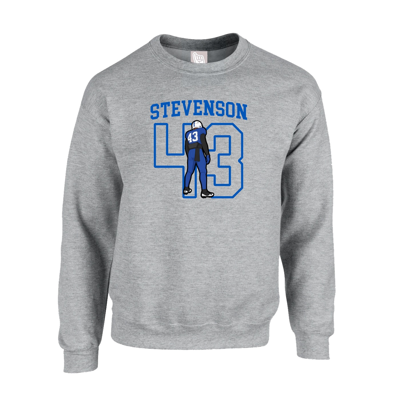 Fleece Crew — Shirsey in Grey