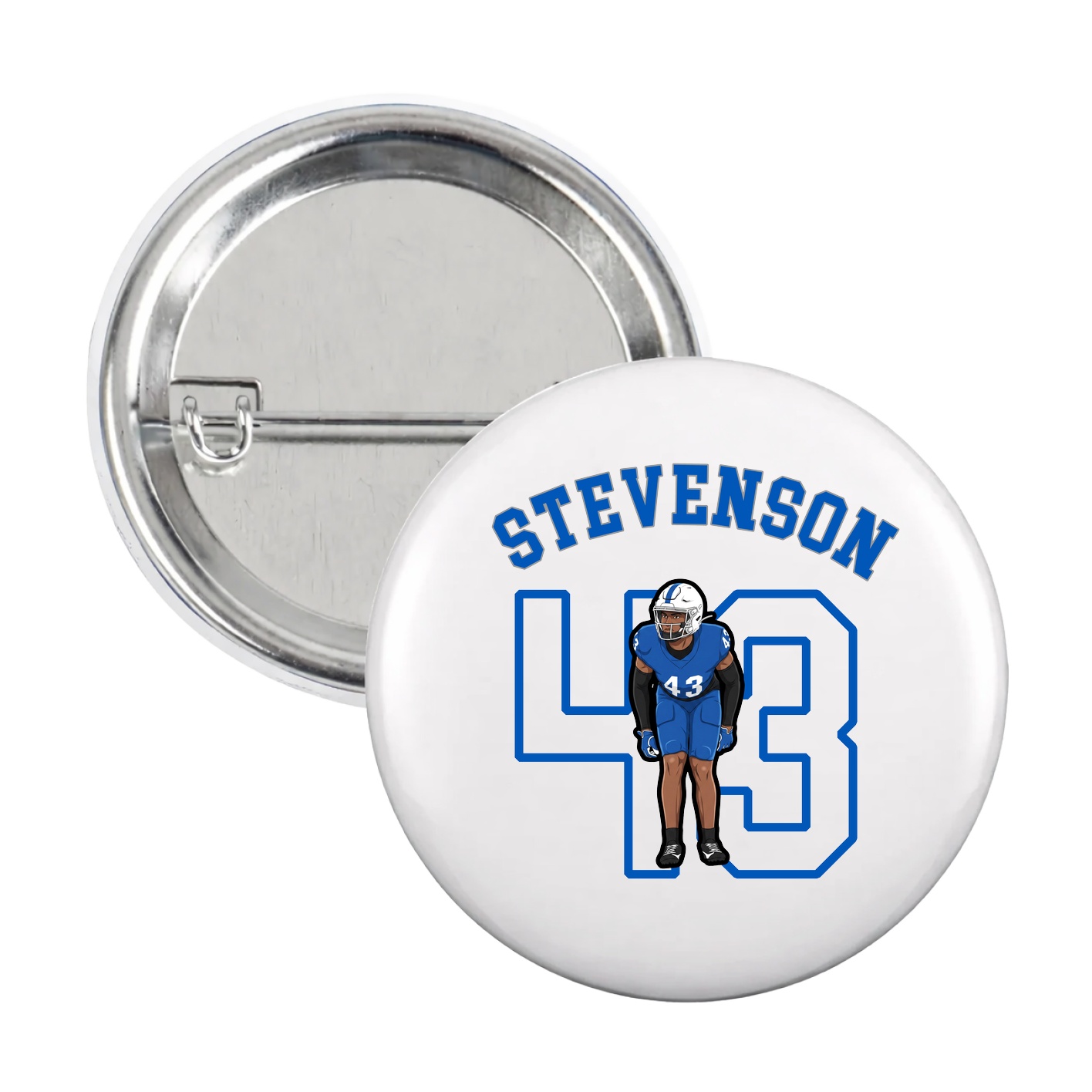 Game Day Button — Shirsey Arch in White