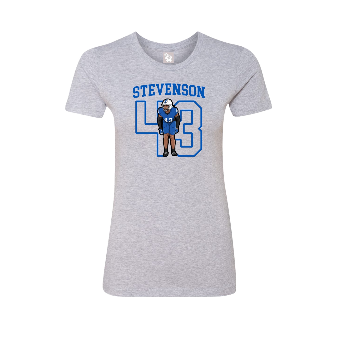 Fitted Women's Tee — Shirsey in Grey