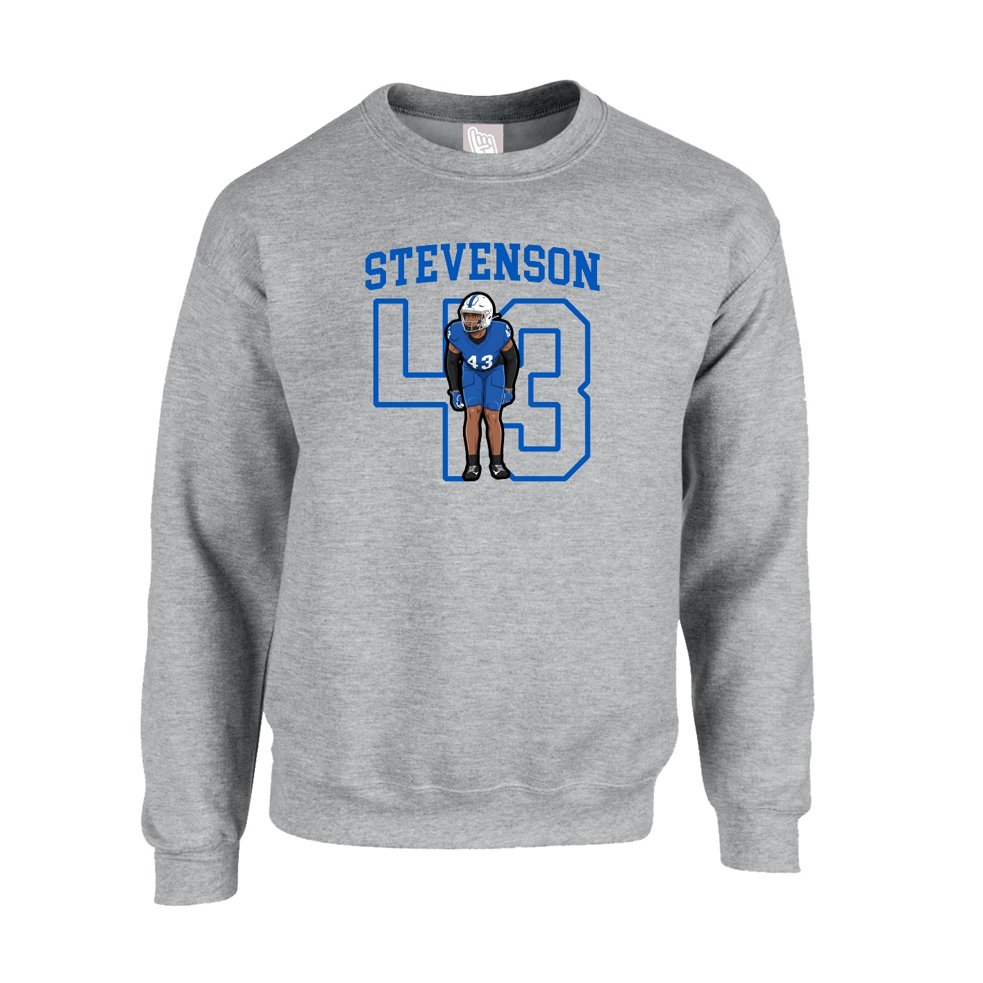 Fleece Crew — Shirsey in Grey