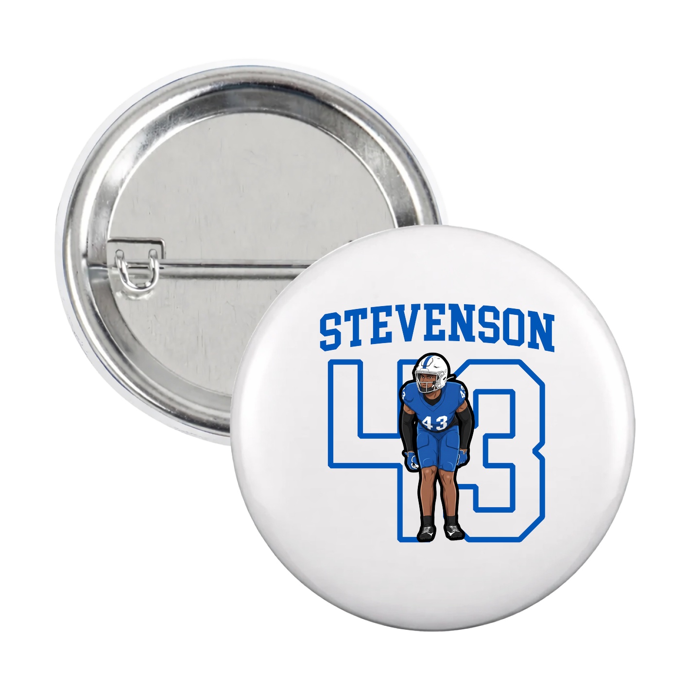 Game Day Button — Shirsey in White