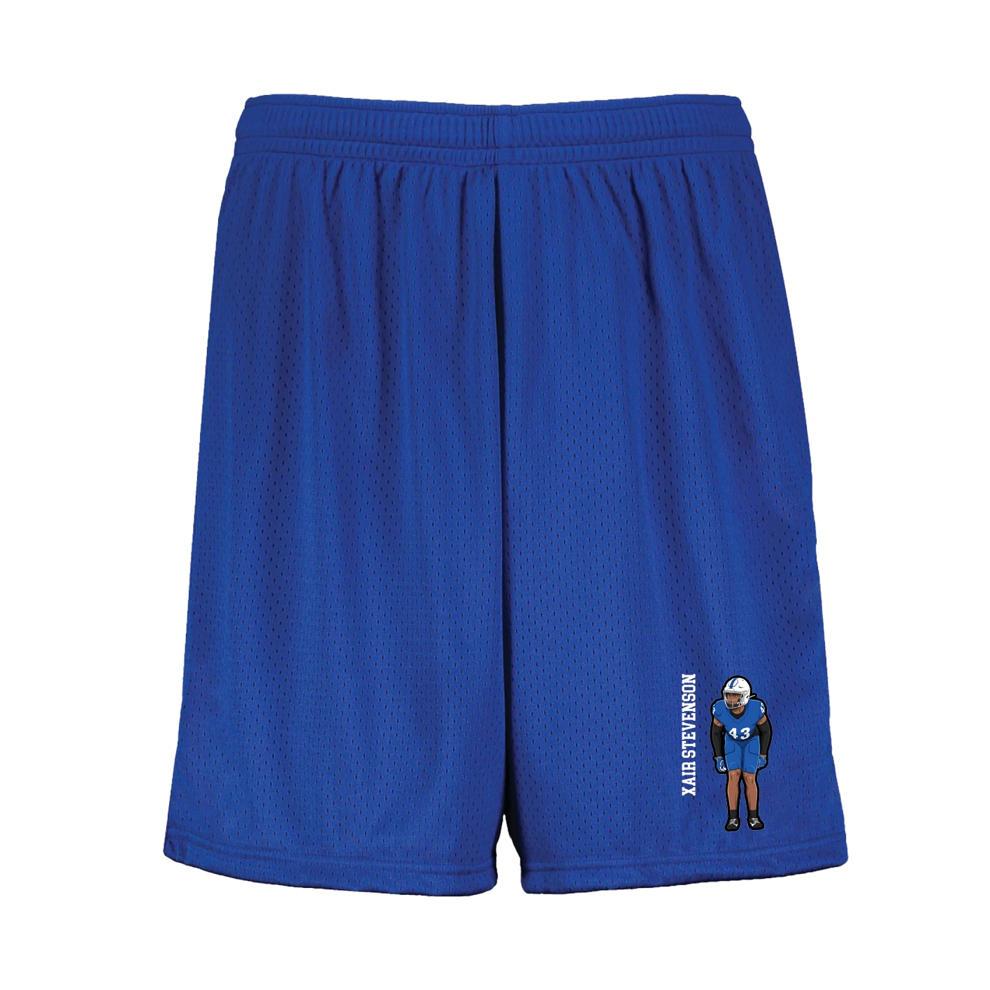 Shorts — Name Vertical in Royal