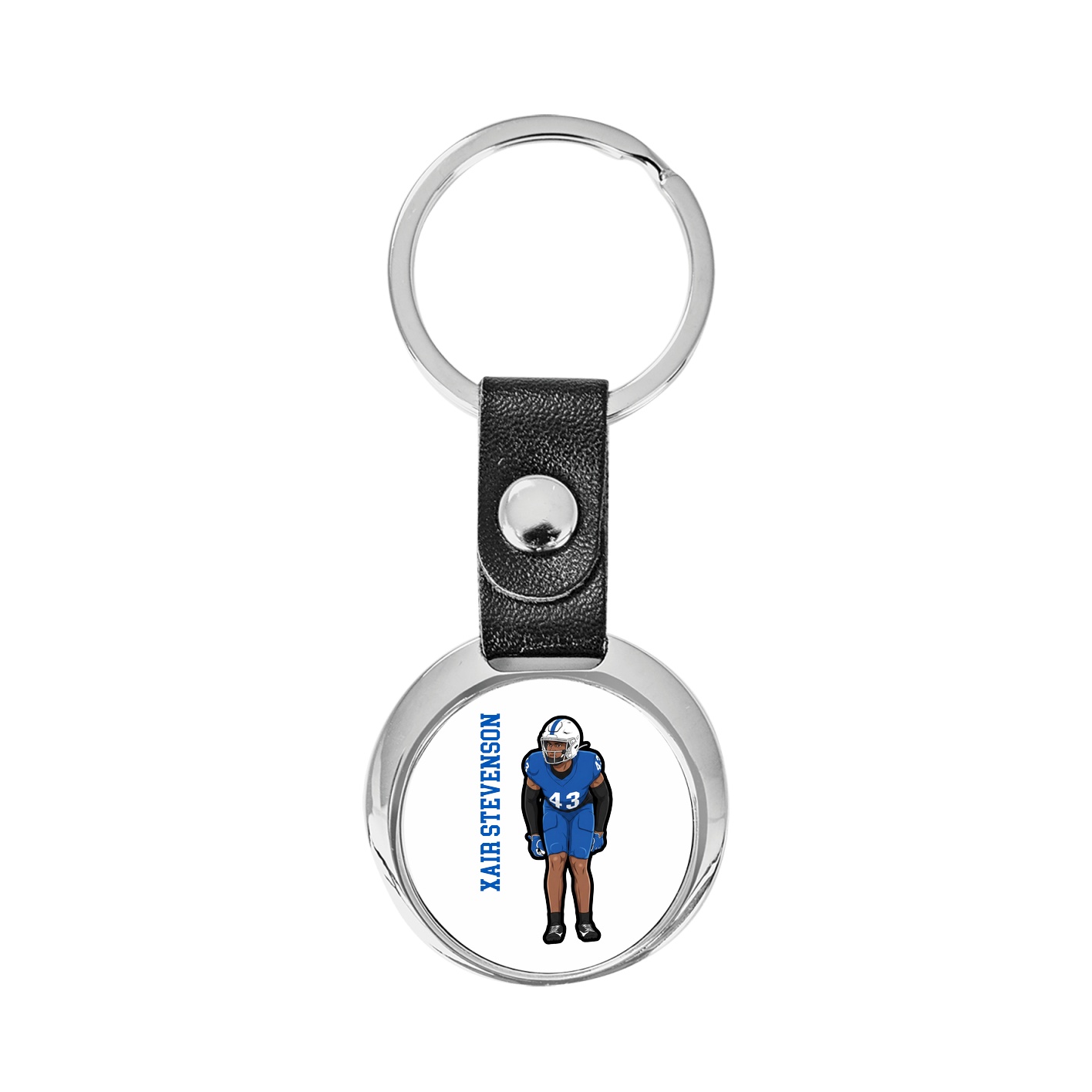 Key Chain — Name Vertical in Classic
