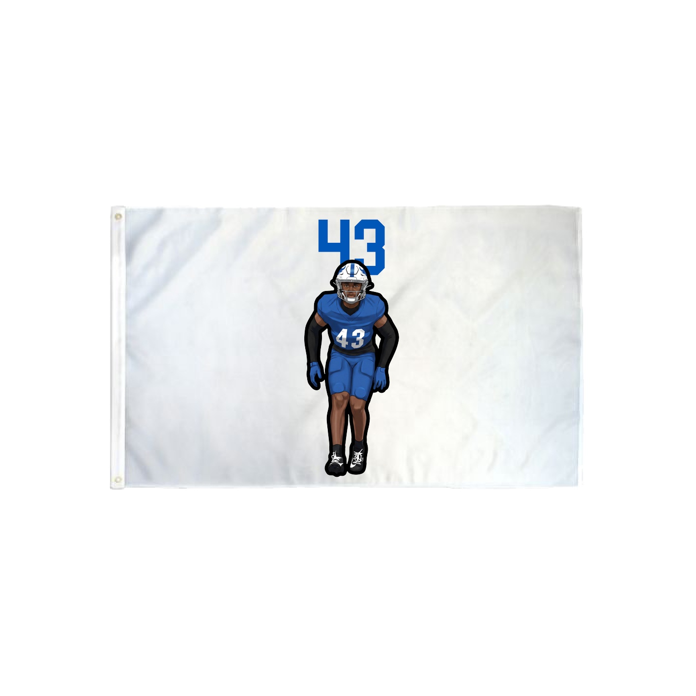 3x5 Flag — Number Top in Classic