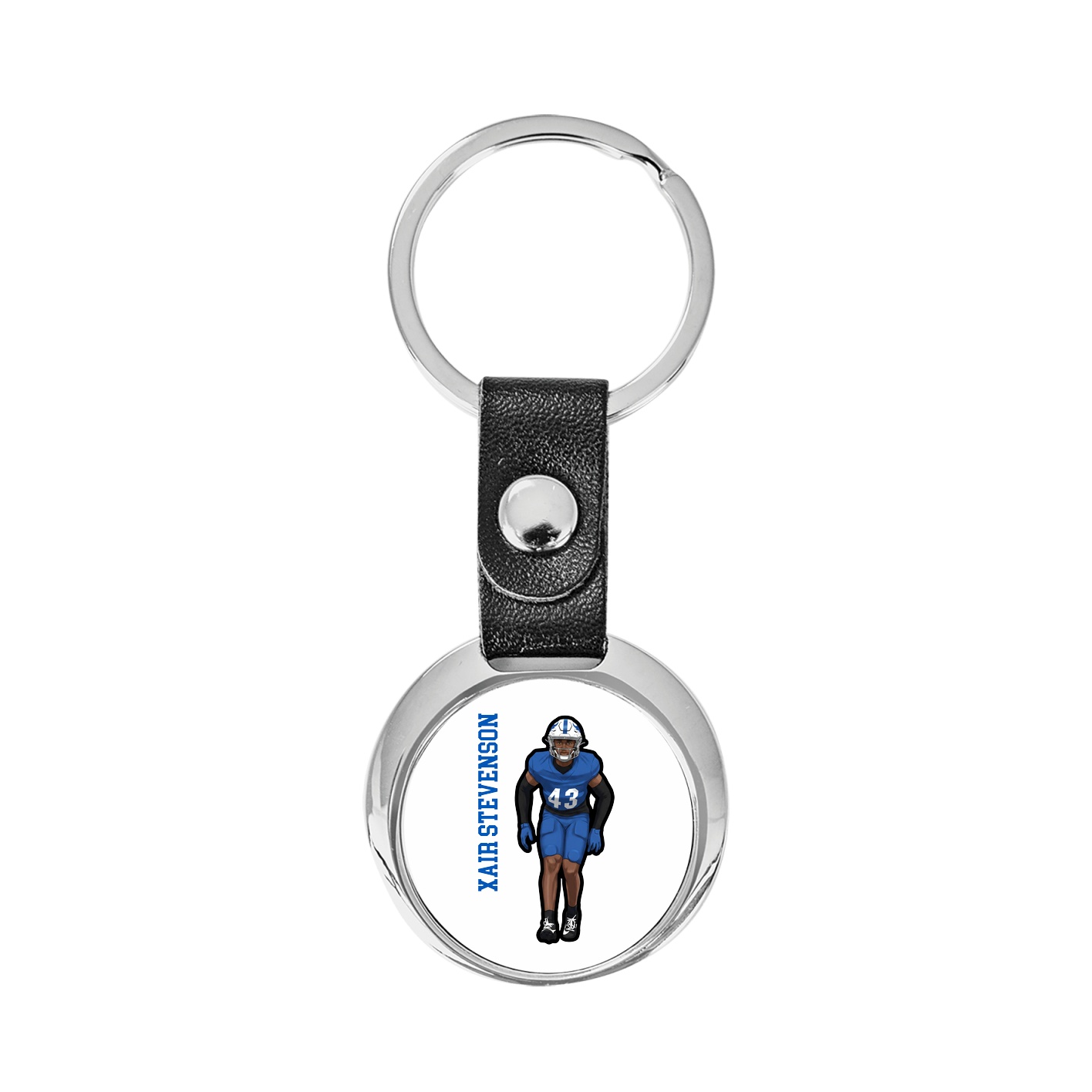 Key Chain — Name Vertical in Classic