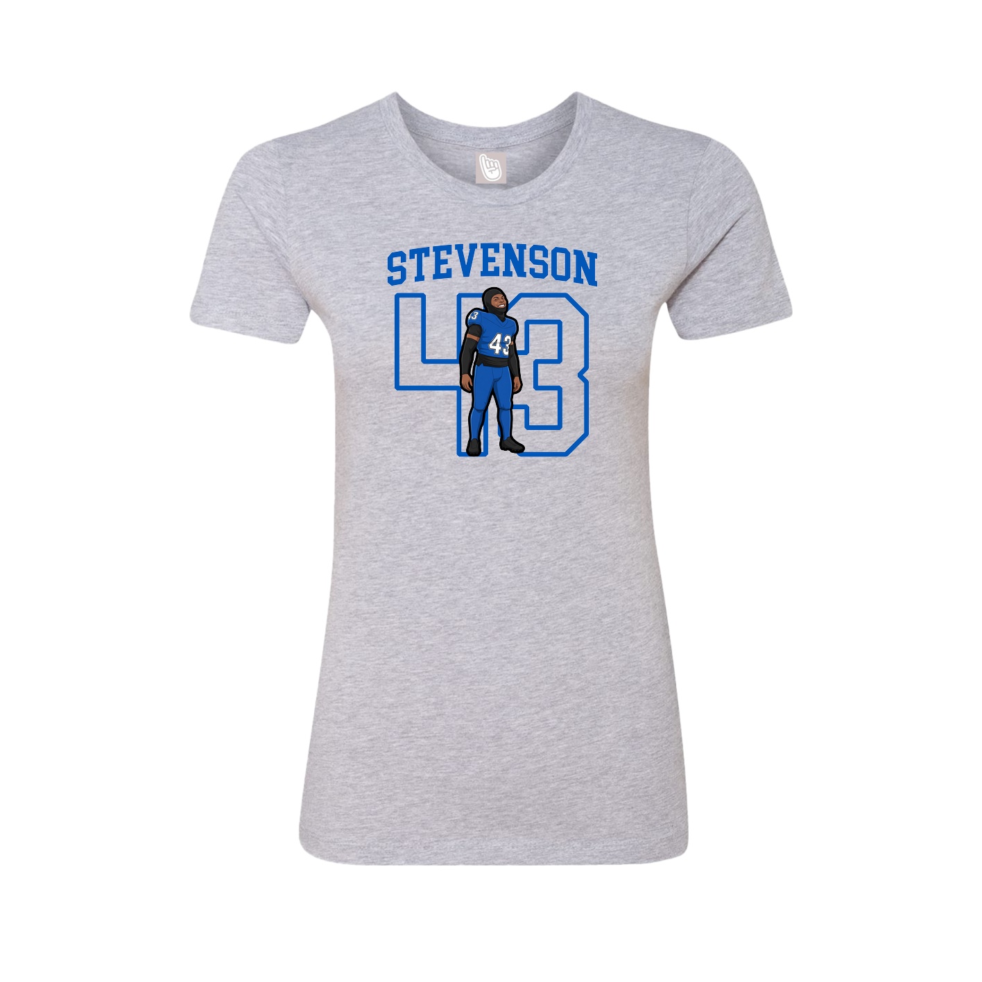 Fitted Women's Tee — Shirsey in Grey