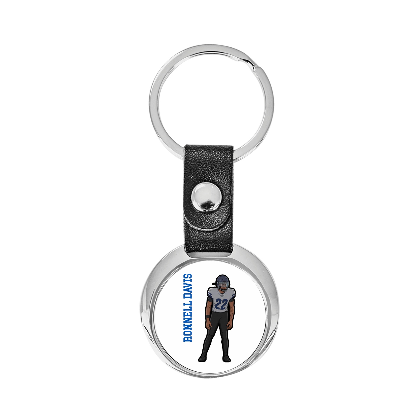 Key Chain — Name Vertical in Classic