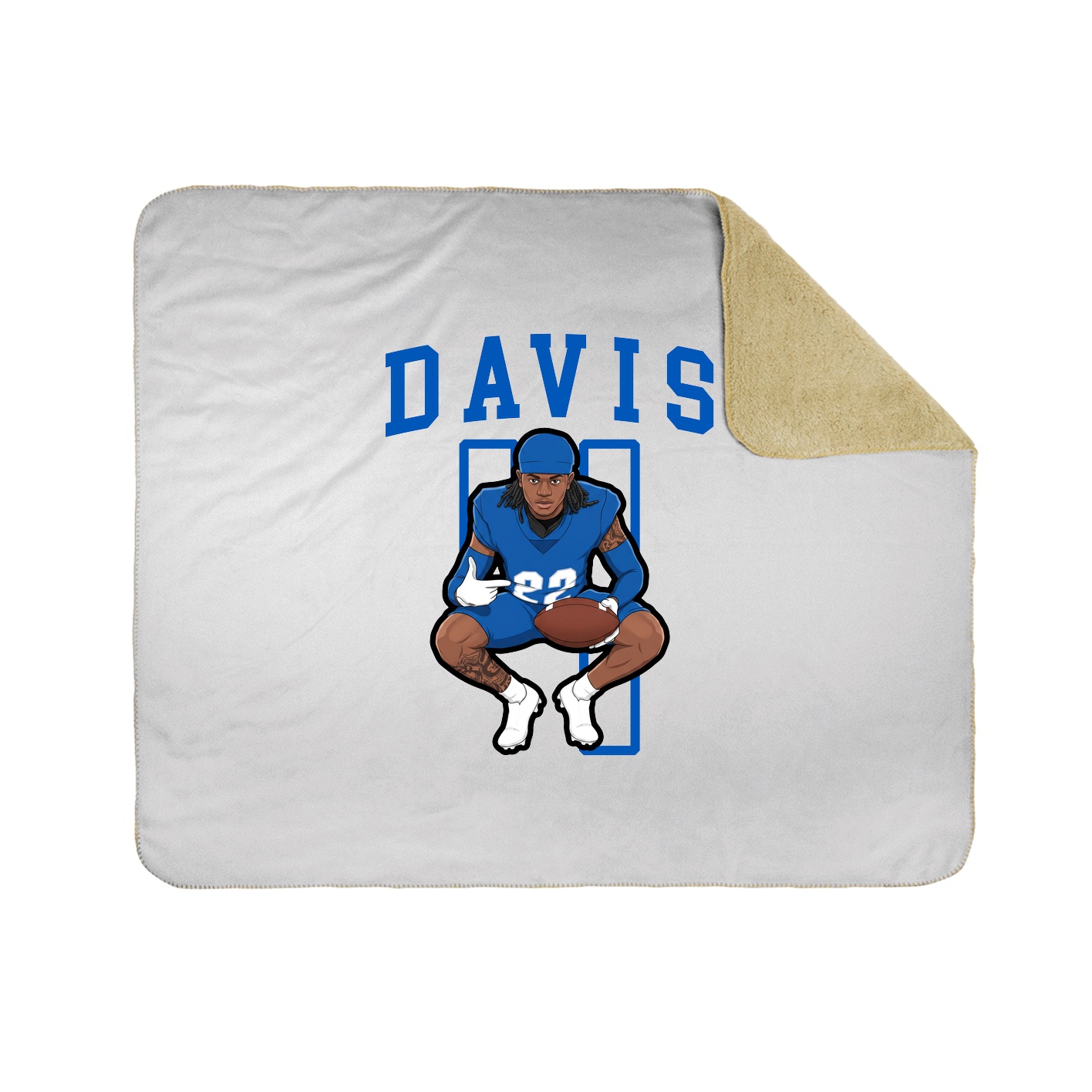 Throw Blanket — Shirsey in White