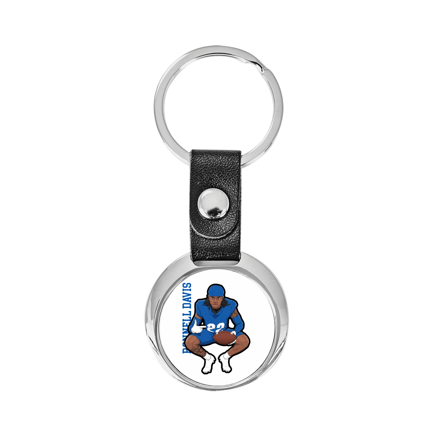 Key Chain — Name Vertical in Classic