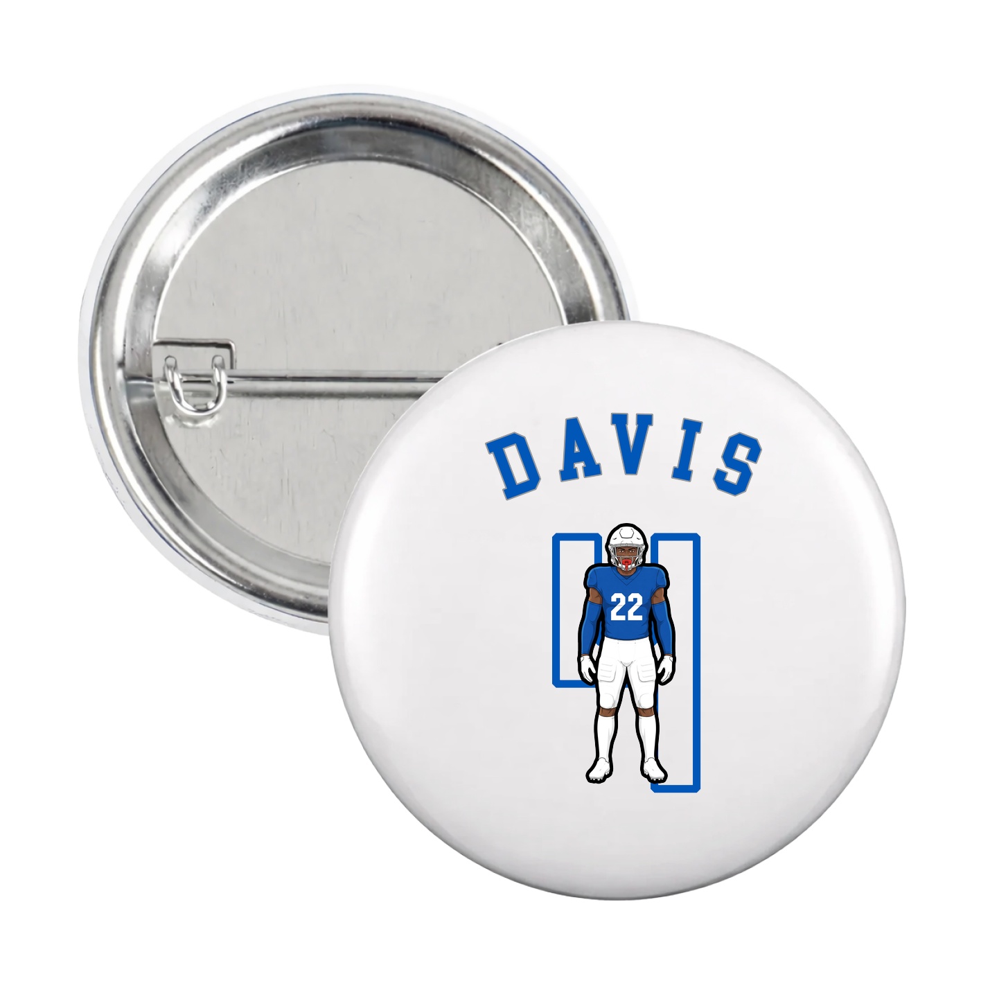 Game Day Button — Shirsey Arch in White