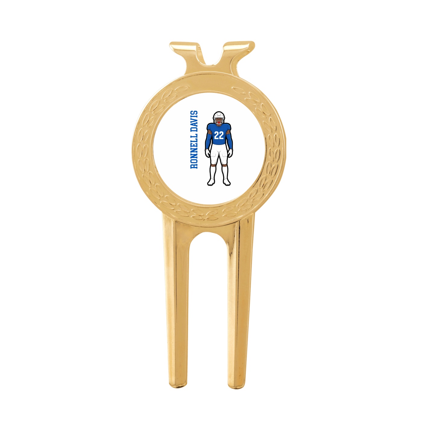 Divot Tool with Ball Marker — Name Vertical in Classic