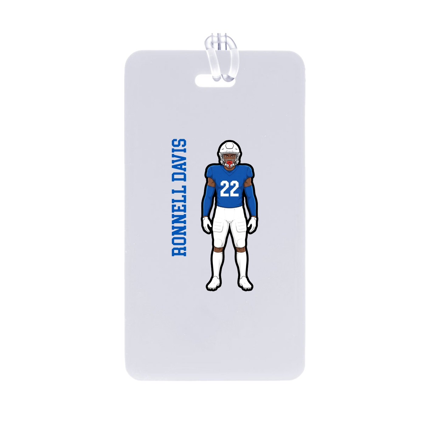 Bag Tag — Name Vertical in Classic
