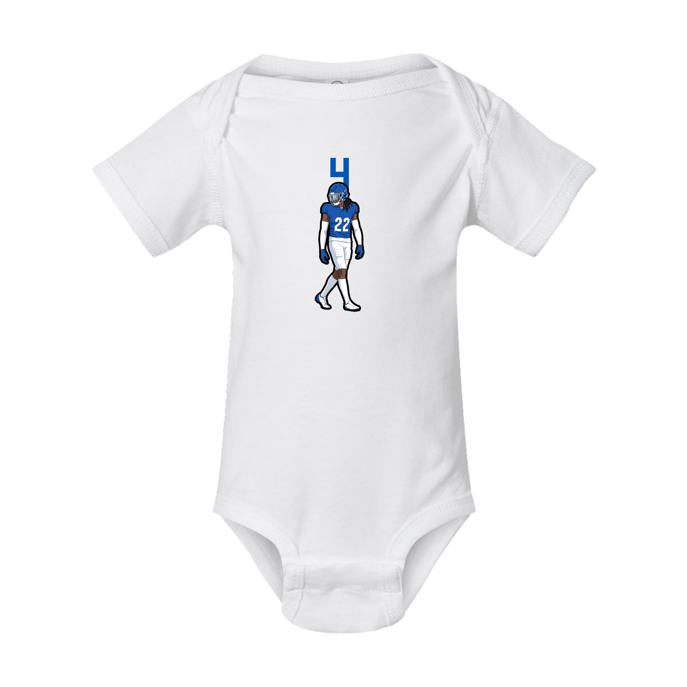 Baby Onesie — Number Top in White