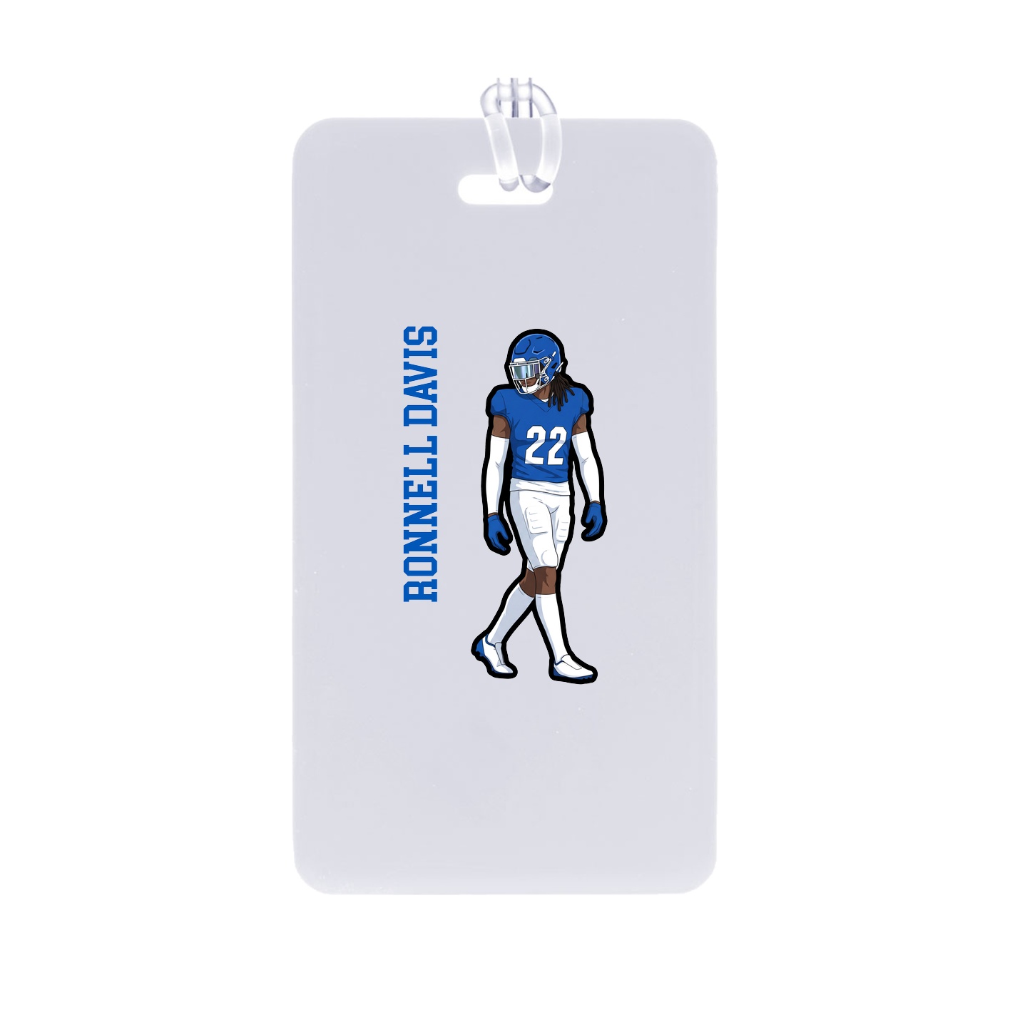 Bag Tag — Name Vertical in Classic