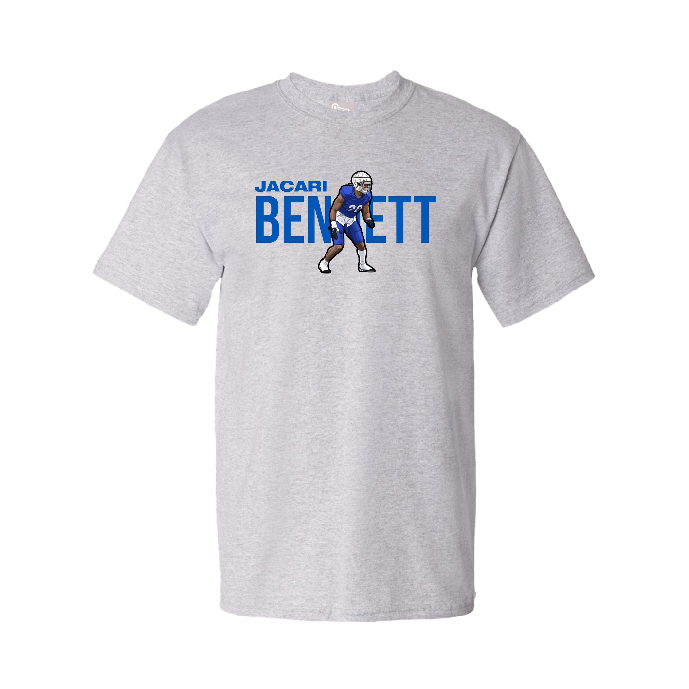 Youth Tee — Player Name in Grey