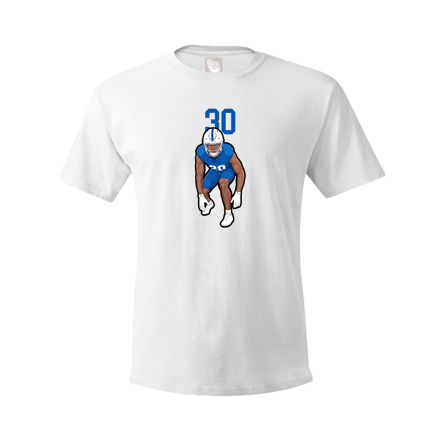 Tee — Number Top in White