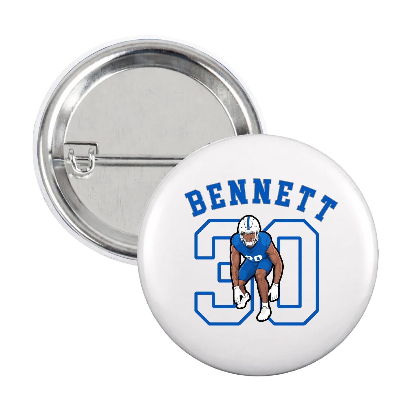Game Day Button — Shirsey Arch in White