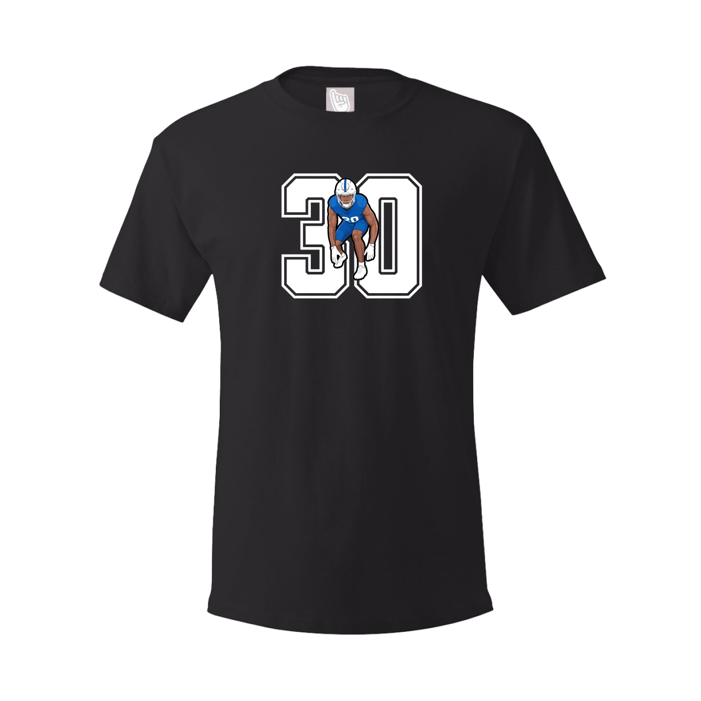 Youth Tee — Number in Black