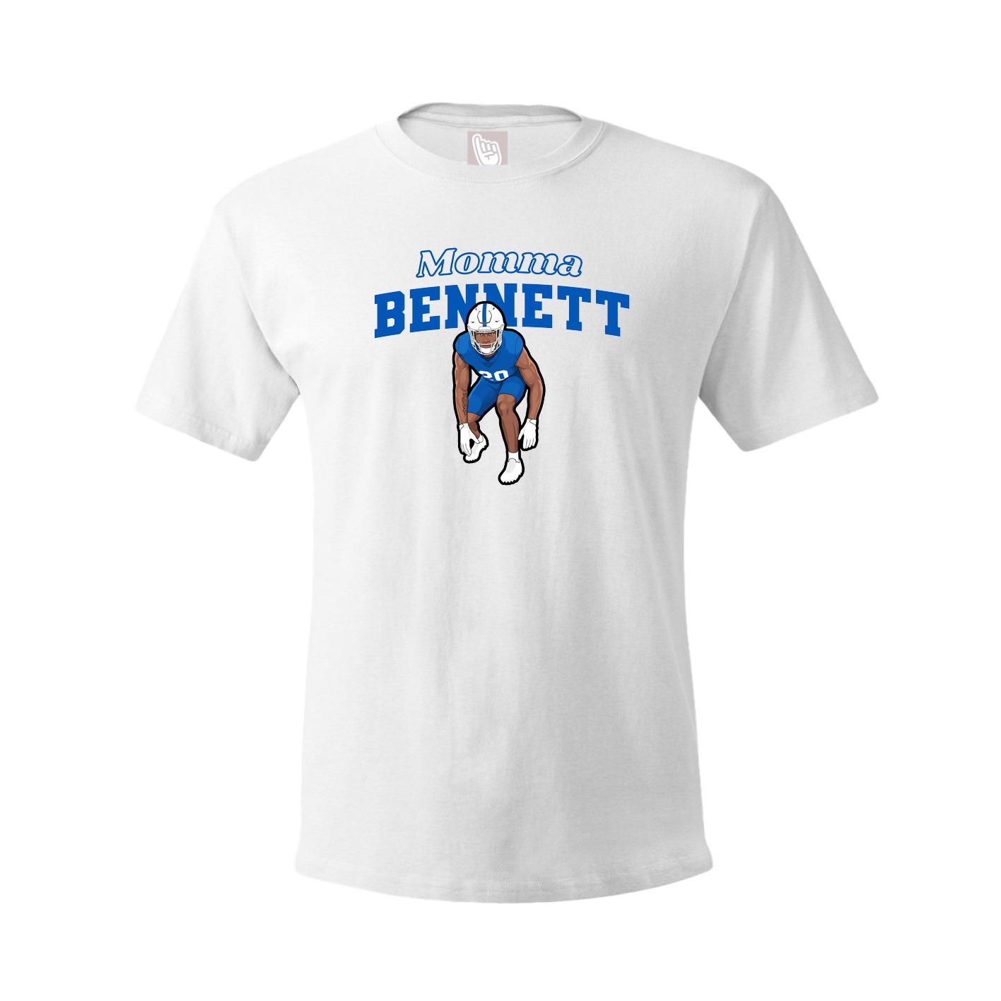 Youth Tee — Mothers Day Block in White