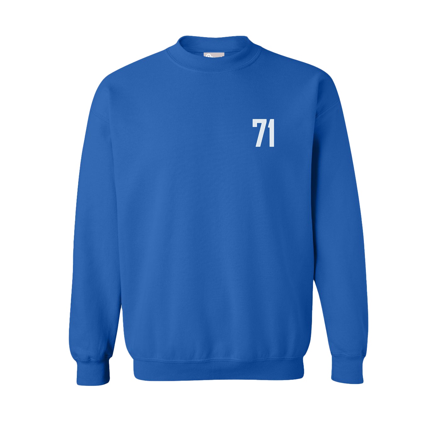 Fleece Crew — Front Shirsy in Royal