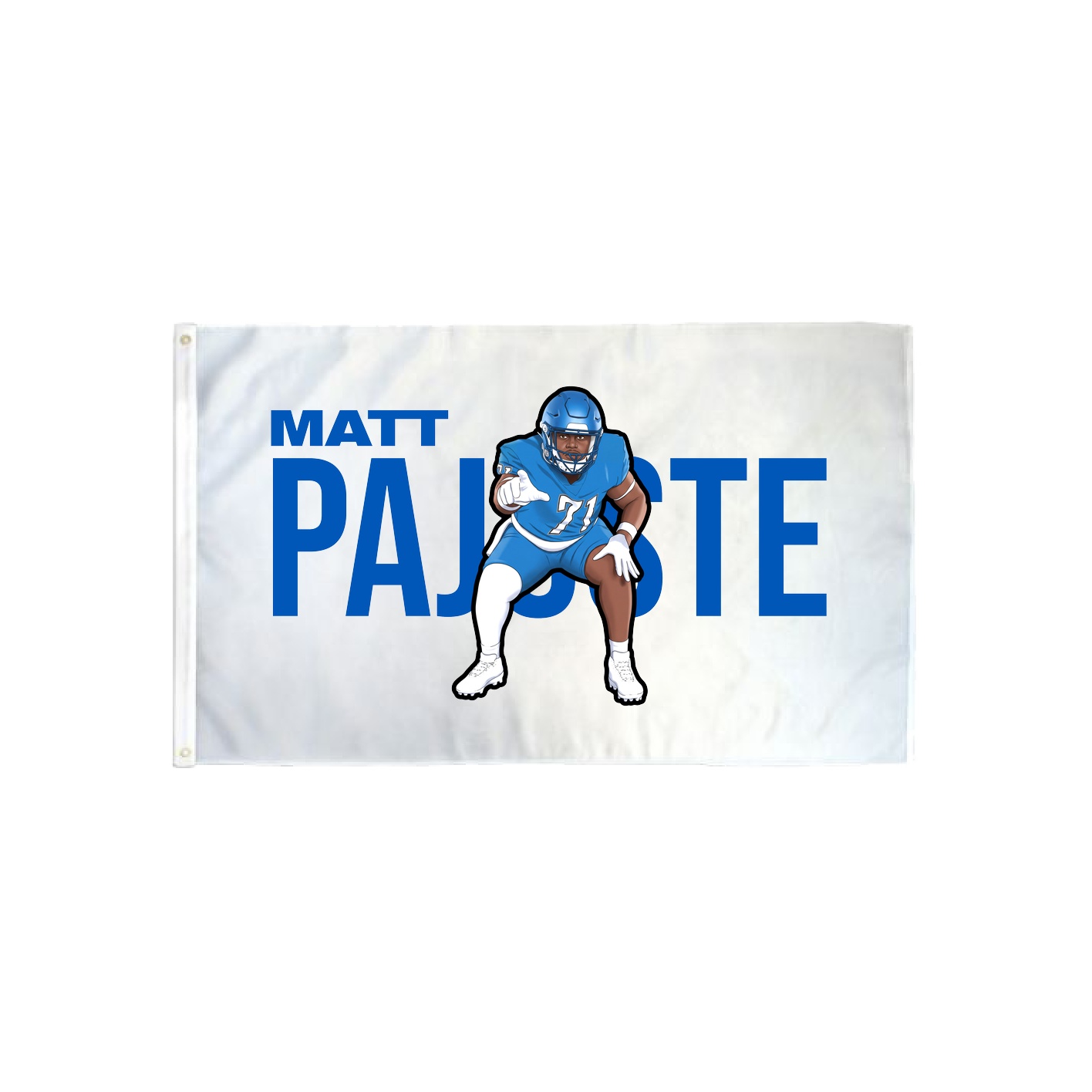 3x5 Flag — Player Name in Classic