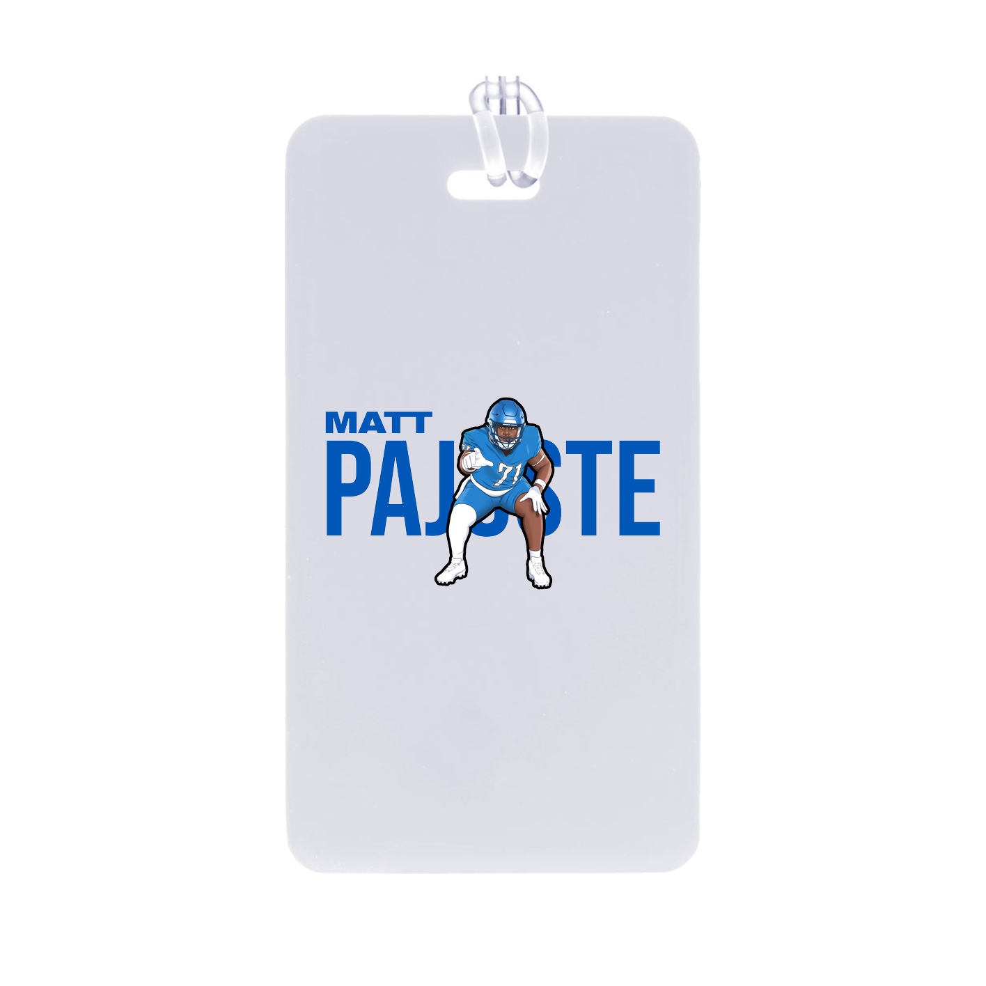 Bag Tag — Player Name in Classic