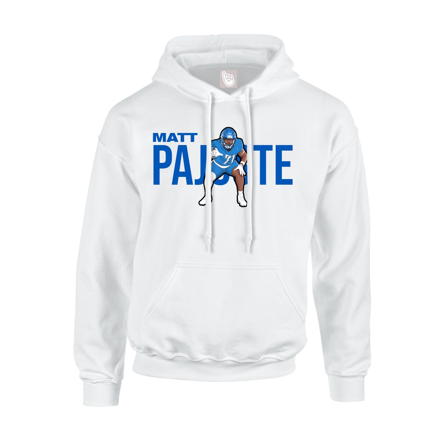 Hoodie — Player Name in White