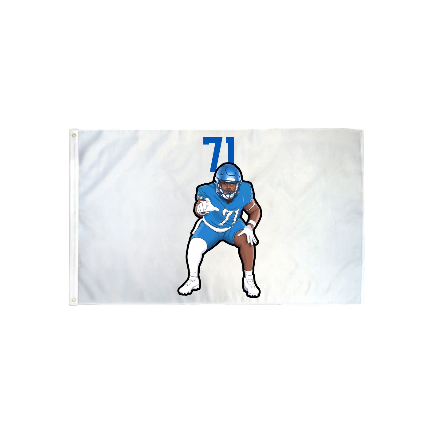 3x5 Flag — Number Top in Classic