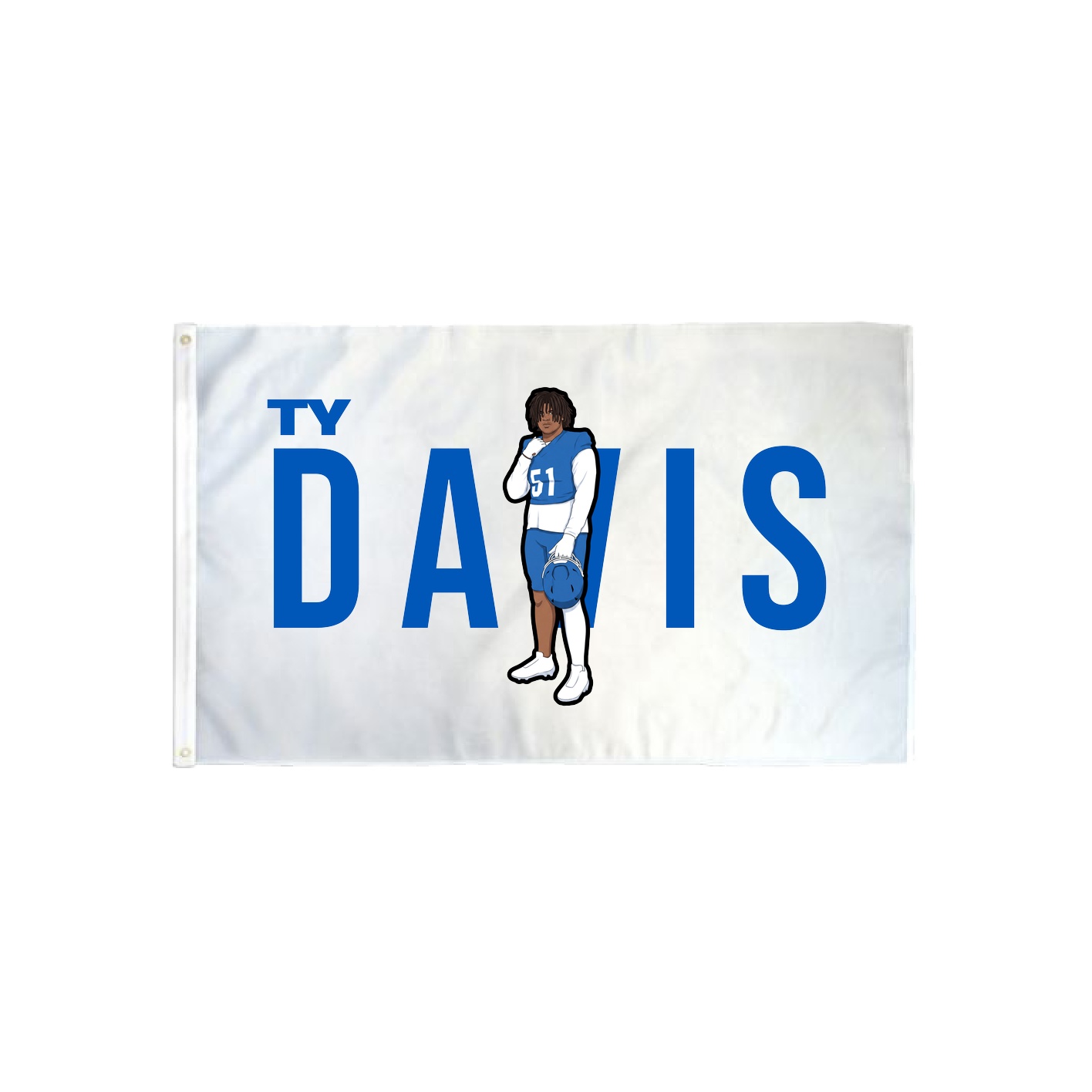3x5 Flag — Player Name in Classic