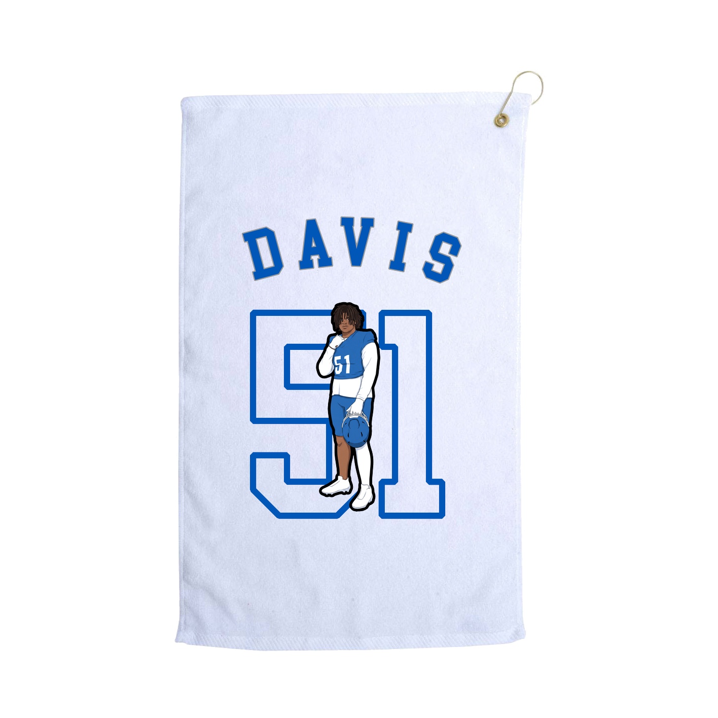 Golf Towel — Shirsey Arch in White